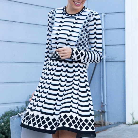 Eliza J Dresses & Skirts - Eliza j medium sweater dress fit and flare